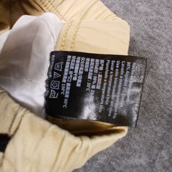 WT 02 Jogger Pants Men's Size S Tan Slash‎ Pocket Elastic Waist Drawstring - Picture 11 of 12